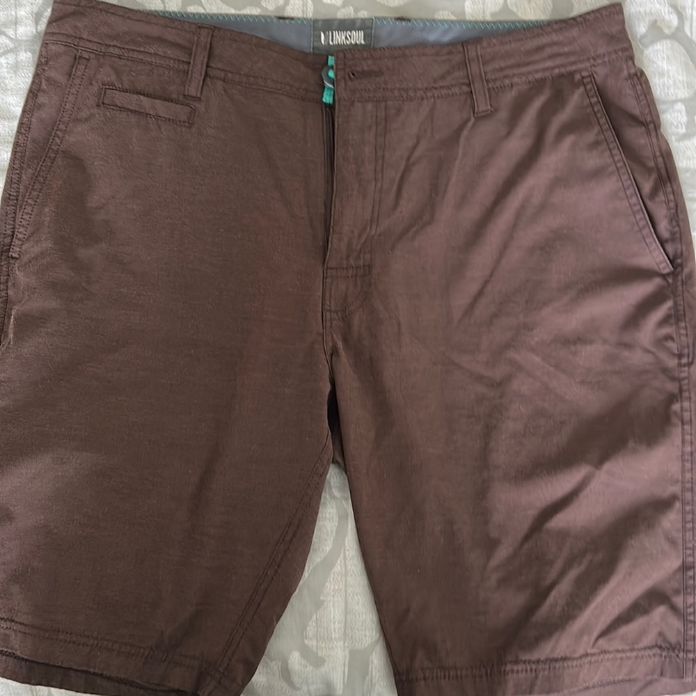 Linksoul brown casual shorts